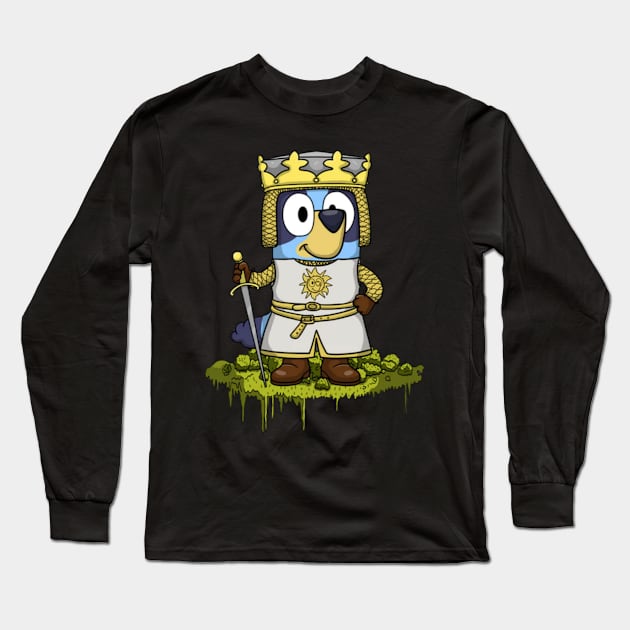 hero bluey funny Long Sleeve T-Shirt by GapiKenterKali